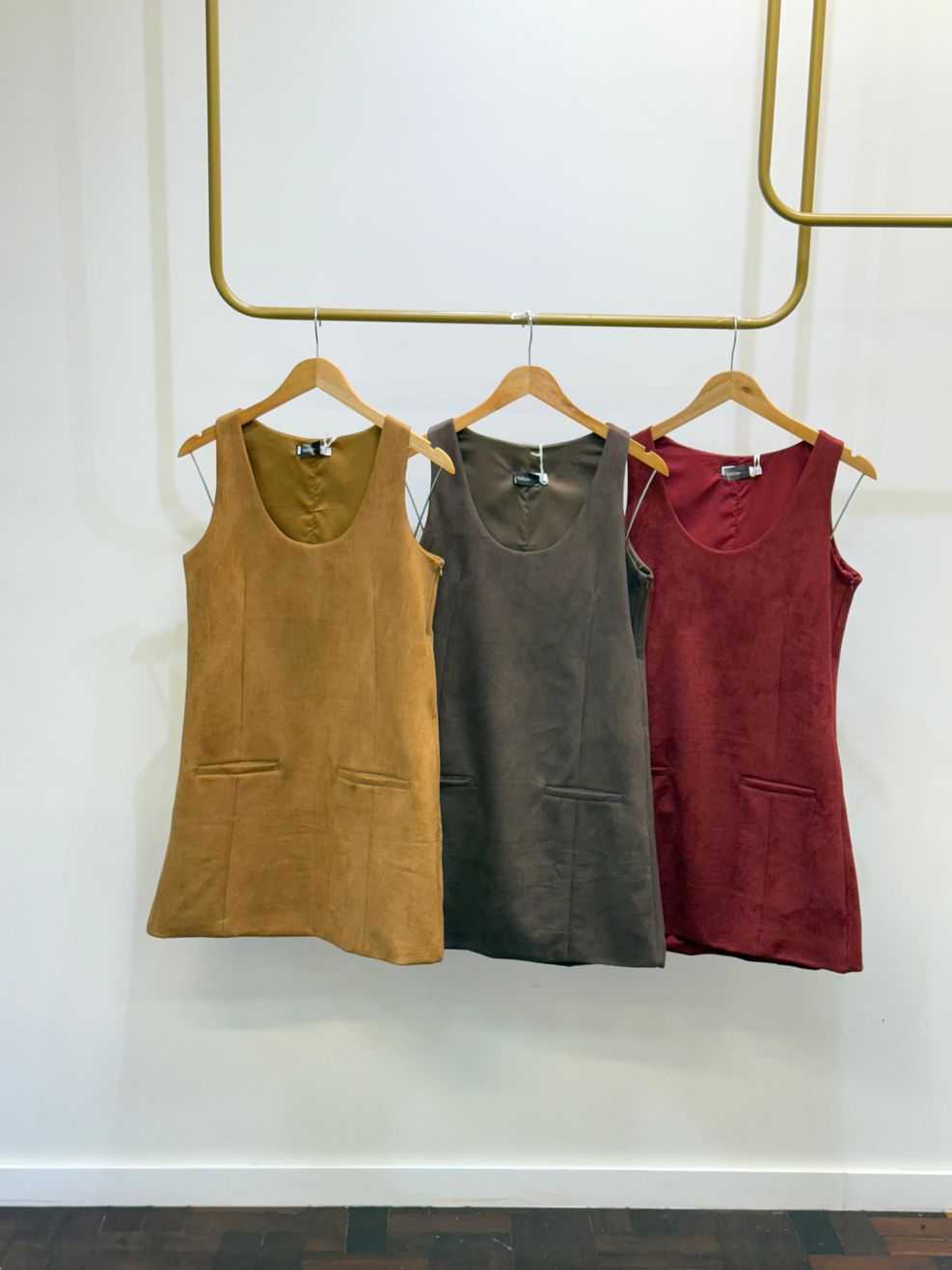 Vestido Chamois Albânia - Camel 