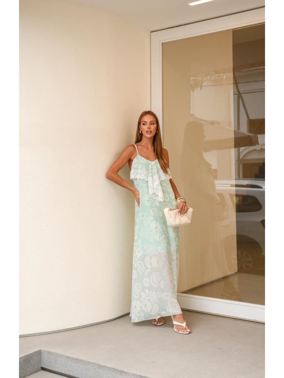 Vestido Chiffon Calm Paisley 