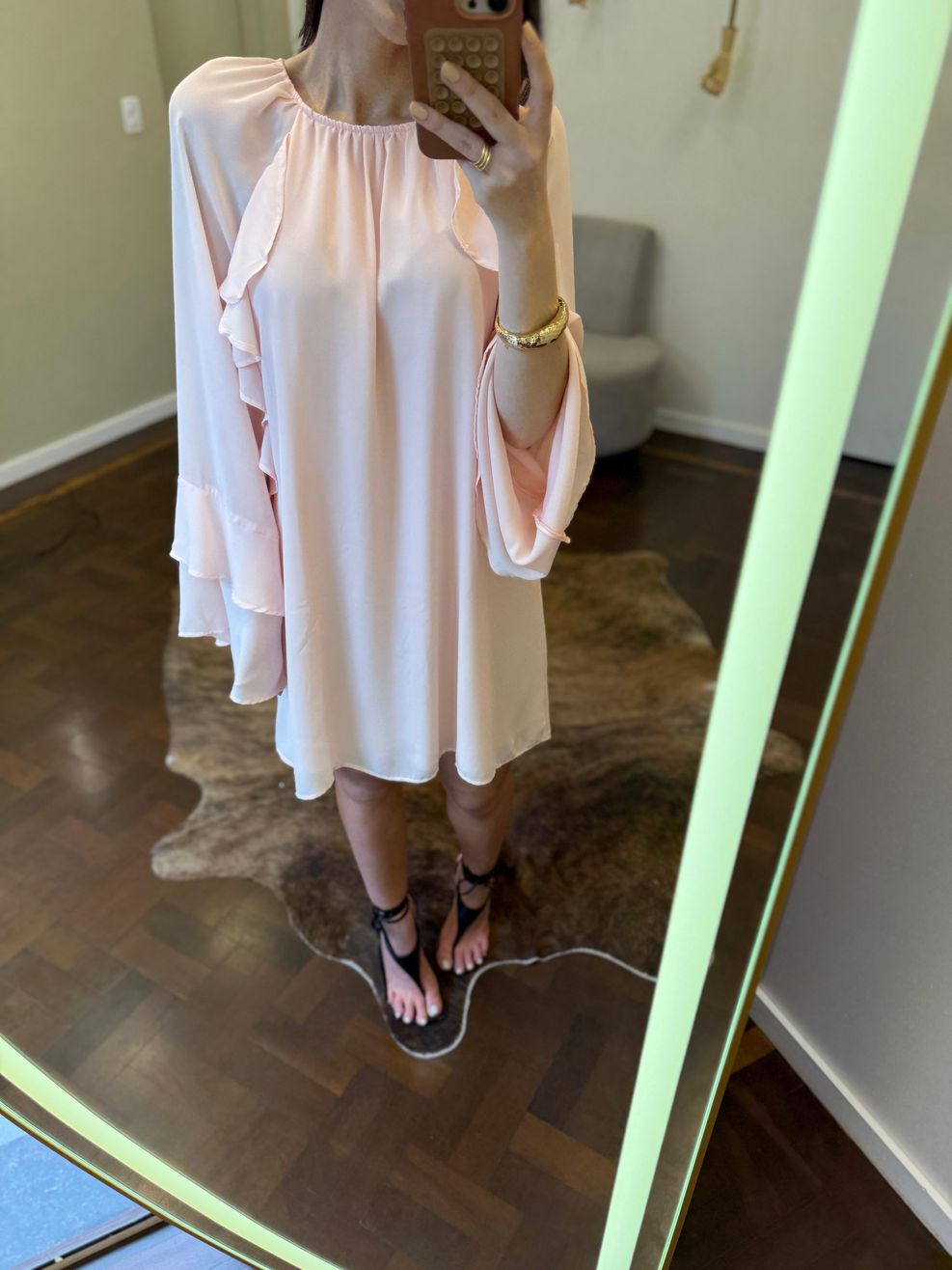 Vestido Bloom Essence - Rosa Bebê 