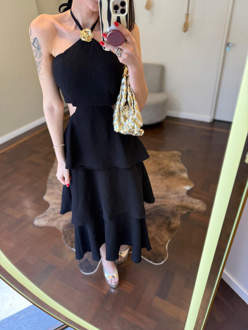 Vestido Camadas Gabi - Preto 