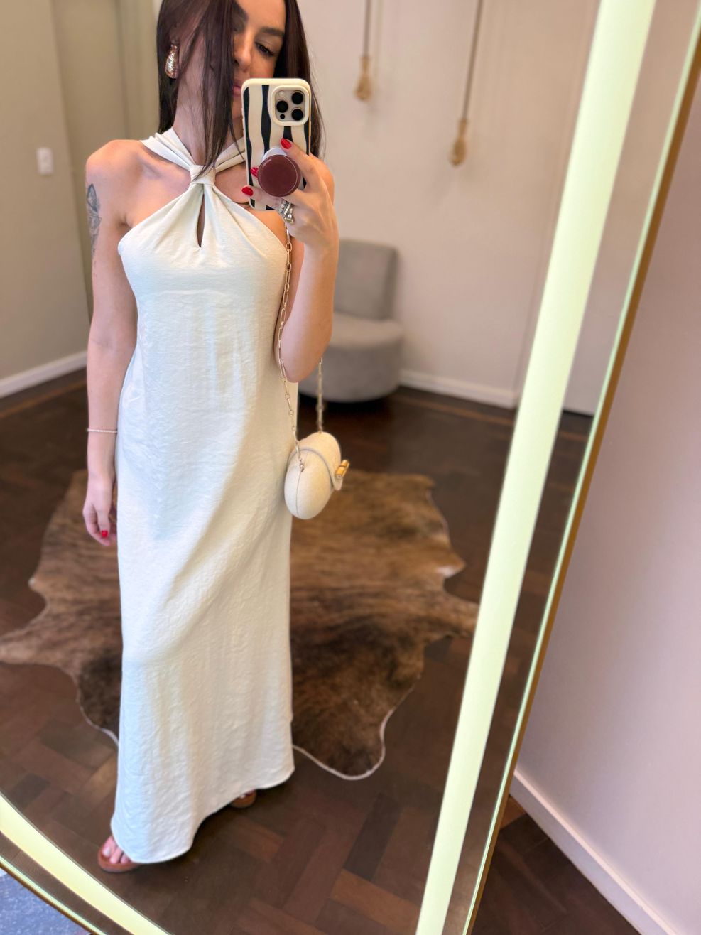 Vestido Malu Alfaiataria Marrant - Off White