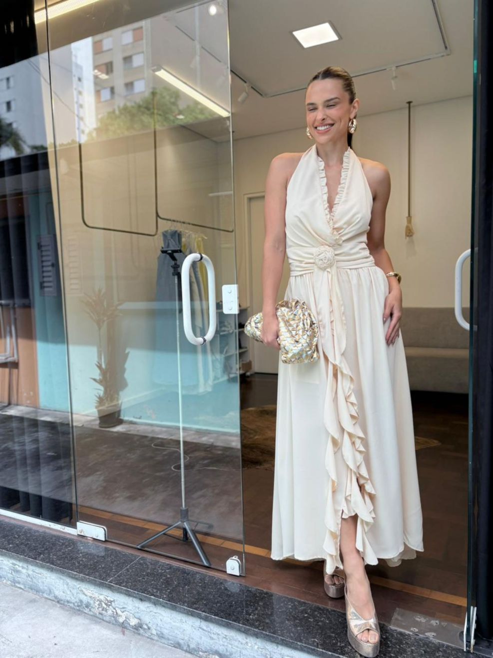 Vestido Positano - Creme 