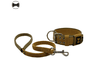 Coleira Para Cachorro Amorosso Slim + Guia (bege e caqui) 