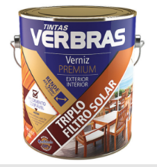 Verniz Triplo Filtro Solar Natural Verbras Galão 3,6L