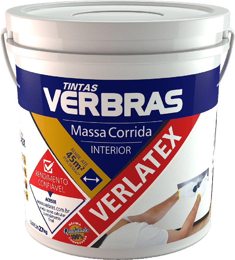 Massa Corrida Verbras Interna Balde 25kg