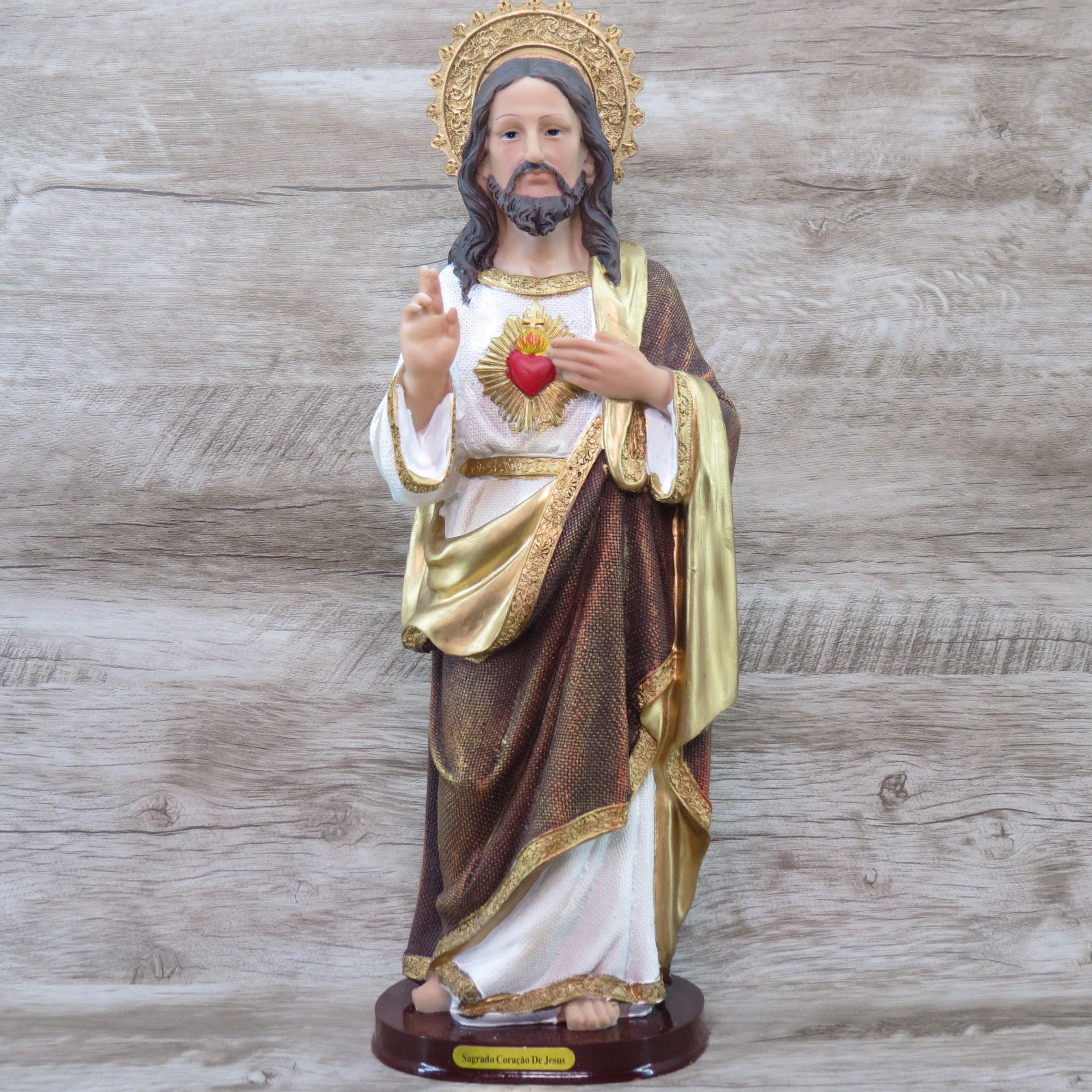 Imagem de Resina - Sagrado Coração Jesus - 40 cm