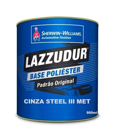 Cinza Steel Iii Met 900ml Lazzudur