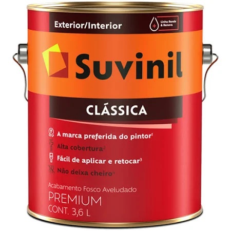 Tinta Acrilica Classica PVA Suvinil 3,6 L