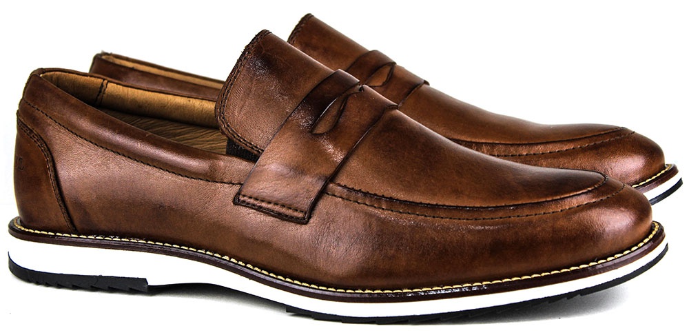 Sapato Masculino Brogue Comfort Castor 8001