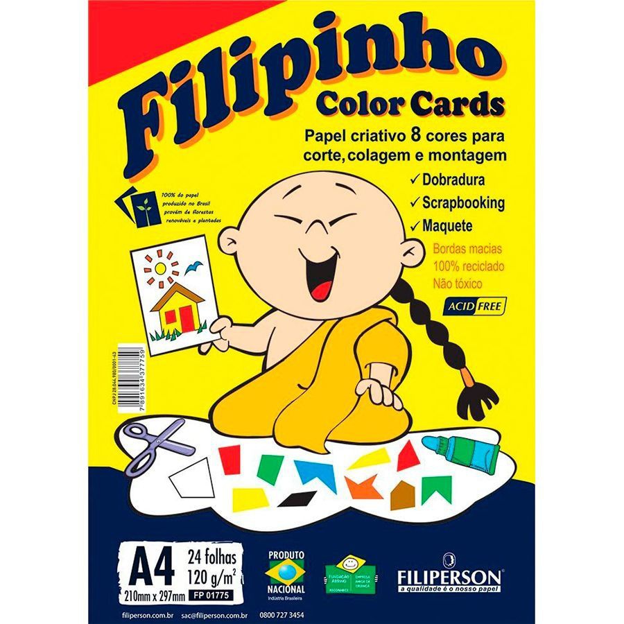 CREATIVE FILIPINHO COLOR CARDS 120GR 24FLS