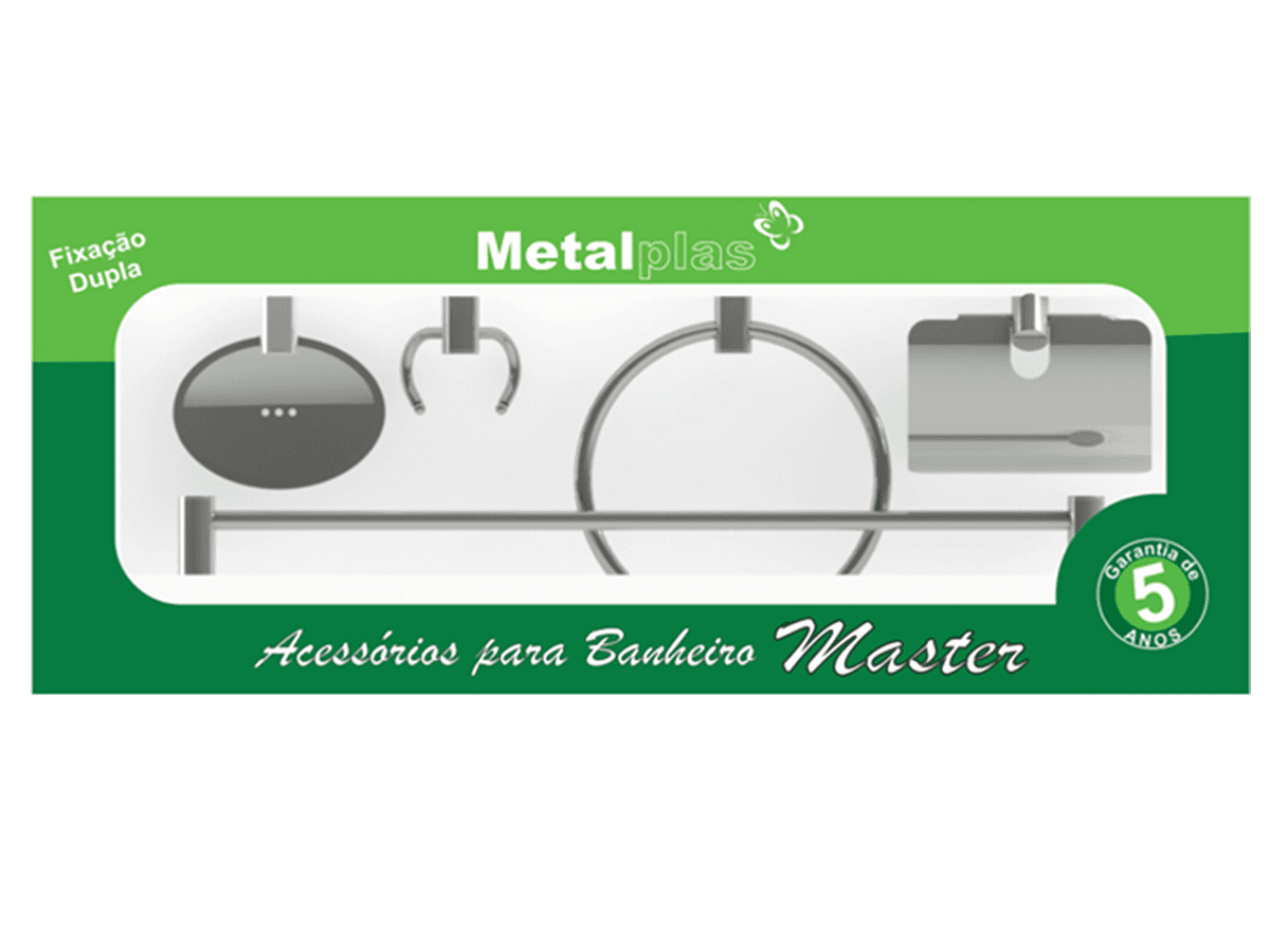 Kit Inox Metalplas Master 5 Peças