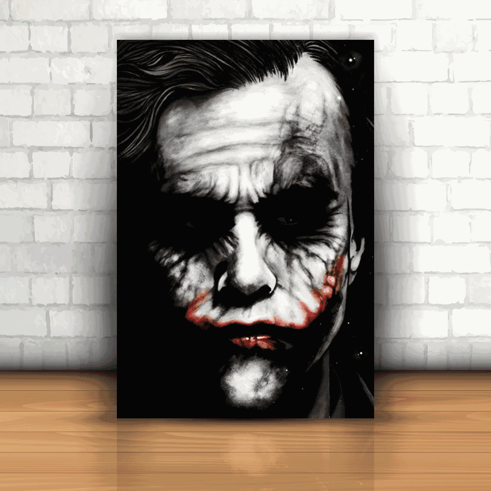 Placa Decorativa - Coringa Face