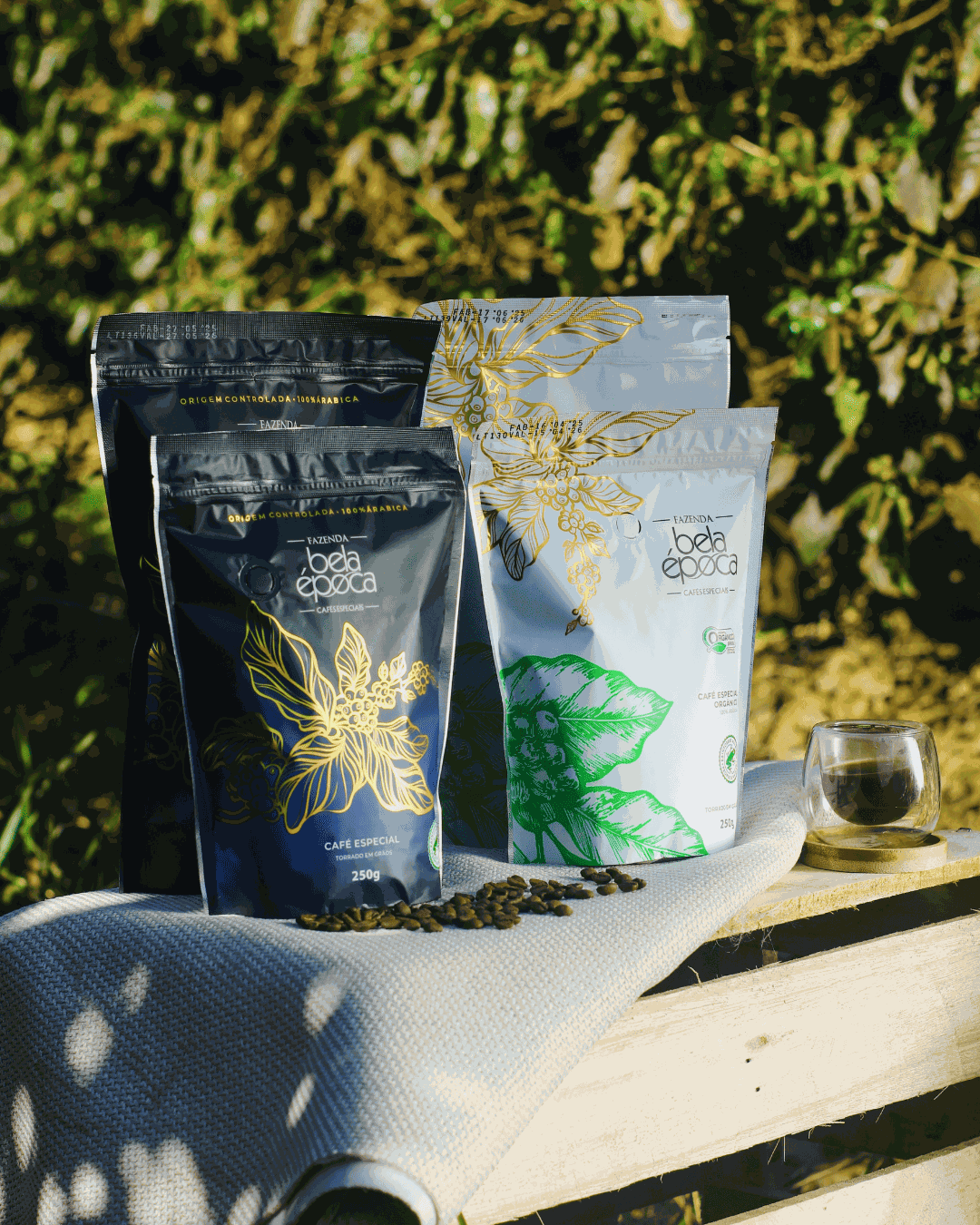 Café especial e Orgânico 4x