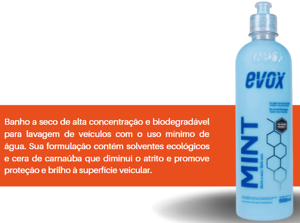 Mint Limpa a Seco 500ML Evox | FITZTINTAS