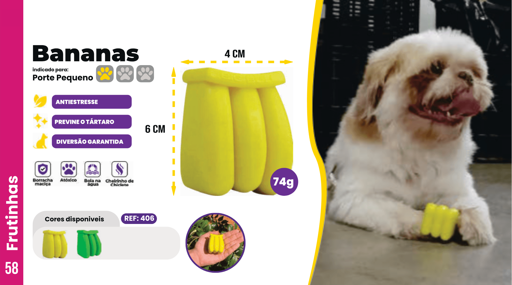 Brinquedo Cachorrinho Maciço