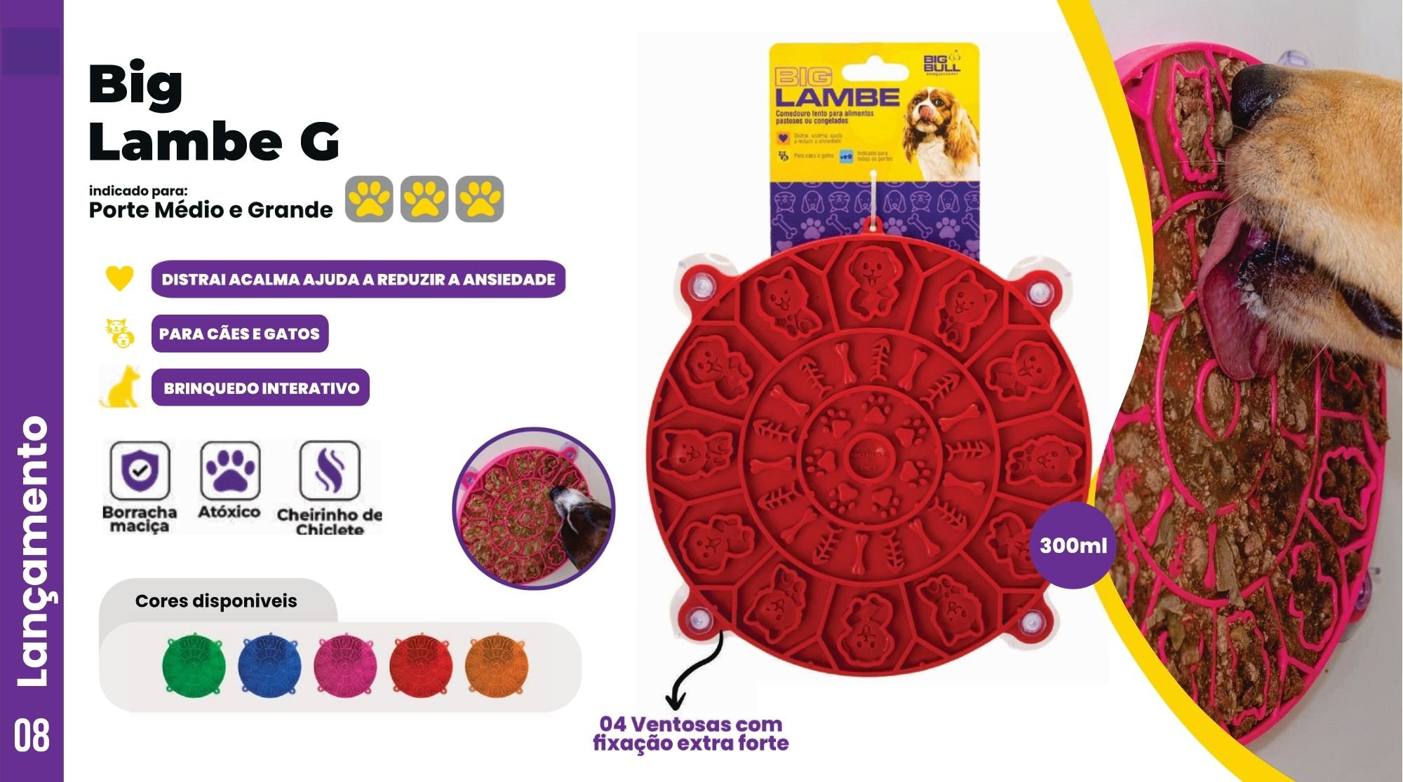 Comedouro Lento Big Lambe G