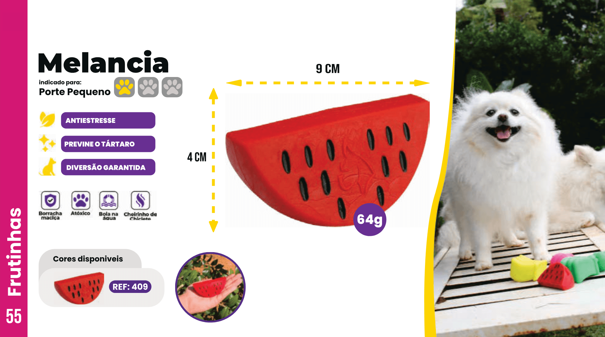 Brinquedo Melancia Maciça