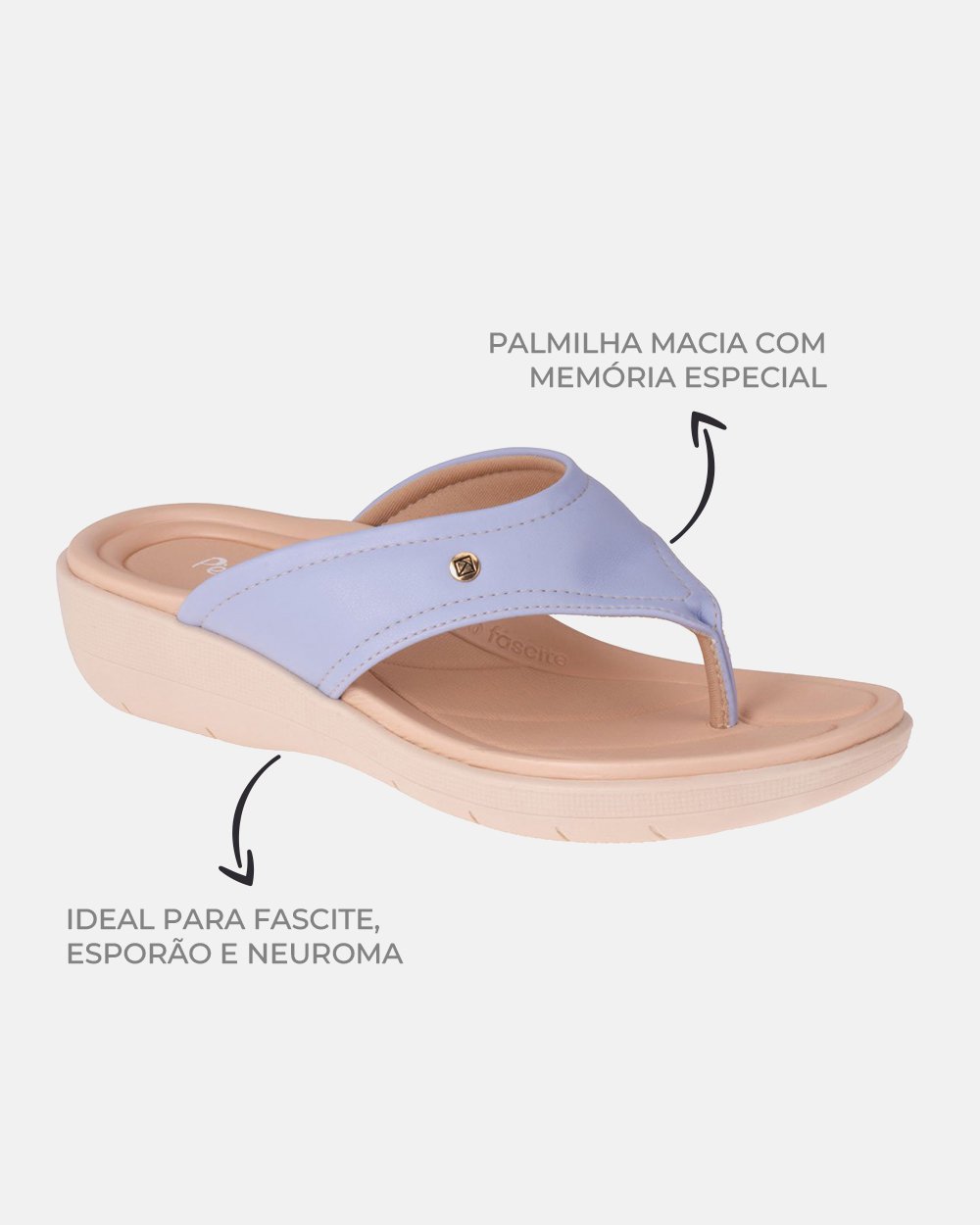 Sandália com tecnologia Wide Fit