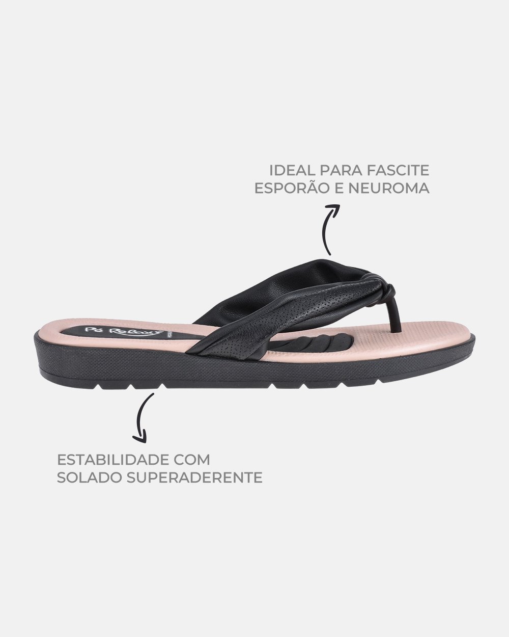 Sandália com tecnologia Wide Fit