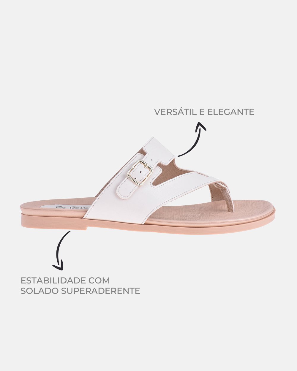 Sandália com tecnologia Wide Fit