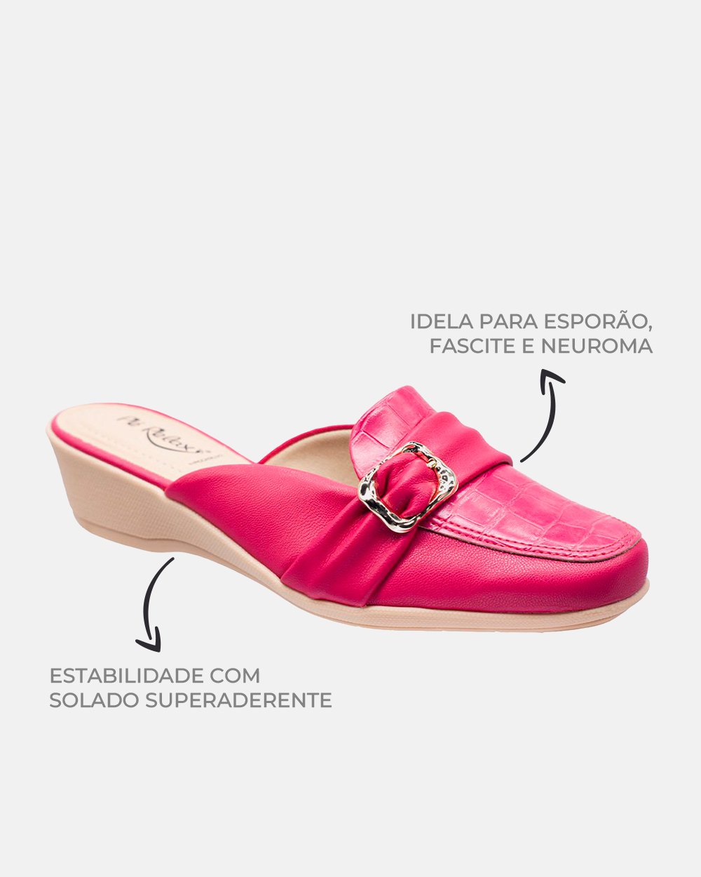 Sandália com tecnologia Wide Fit