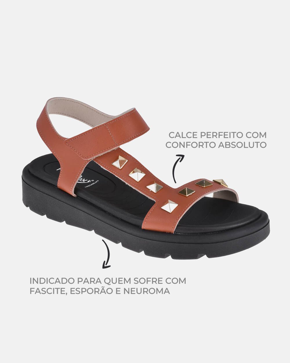 Sandália com tecnologia Wide Fit