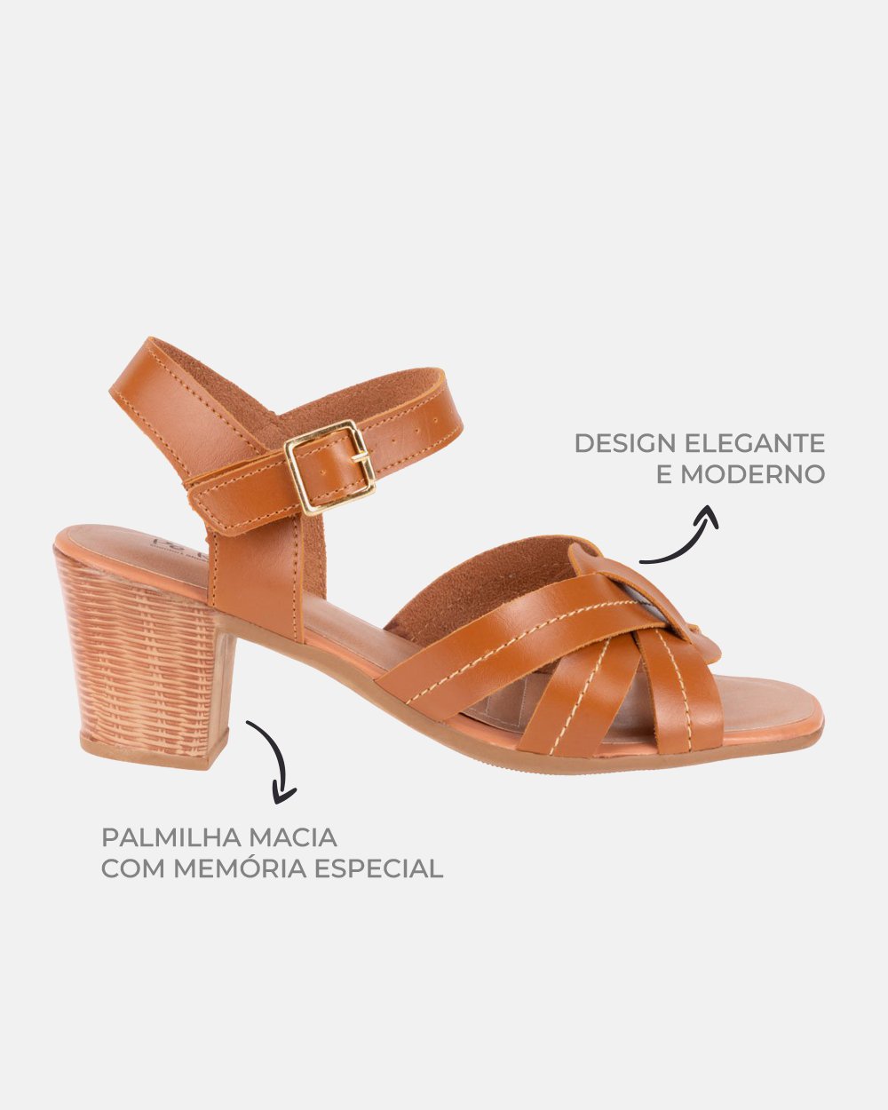 Sandália com tecnologia Wide Fit