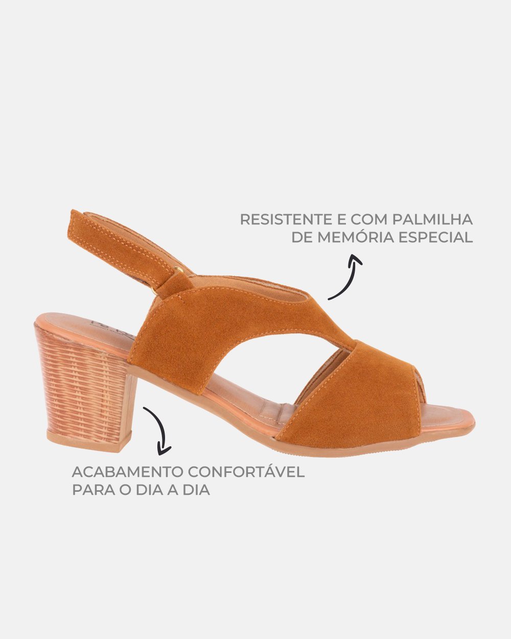 Sandália com tecnologia Wide Fit