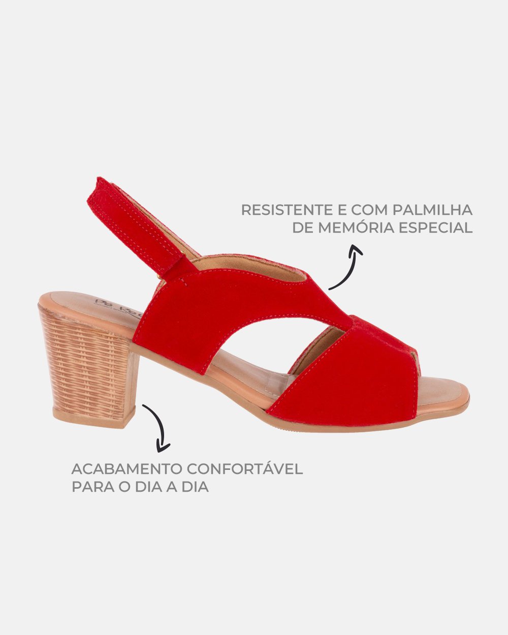 Sandália com tecnologia Wide Fit