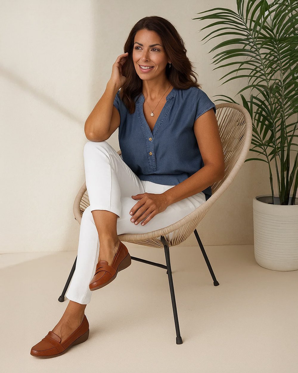 Detalhe do solado da sandália