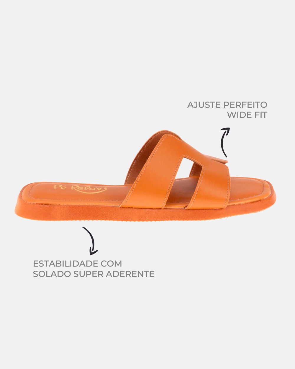 Sandália com tecnologia Wide Fit
