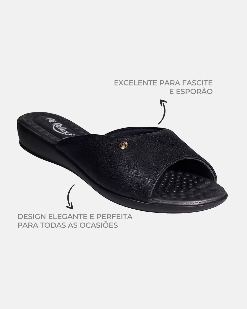Sandália com tecnologia Wide Fit