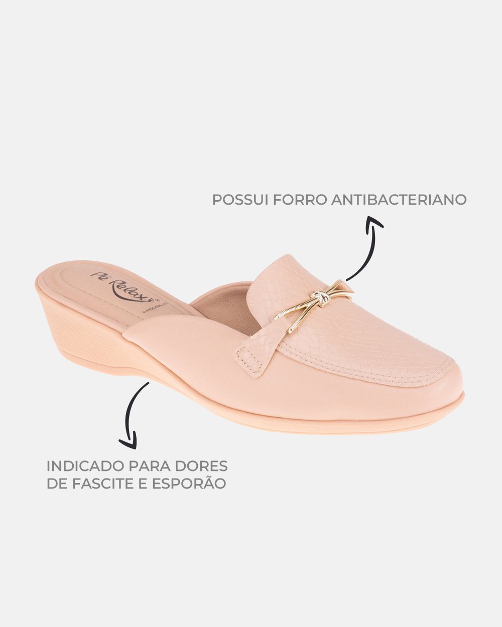 Sandália com tecnologia Wide Fit