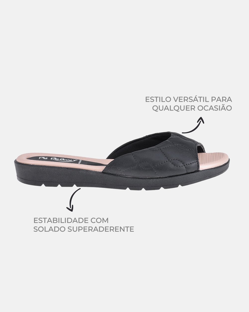 Sandália com tecnologia Wide Fit