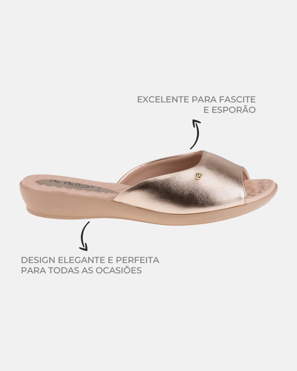 Sandália com tecnologia Wide Fit