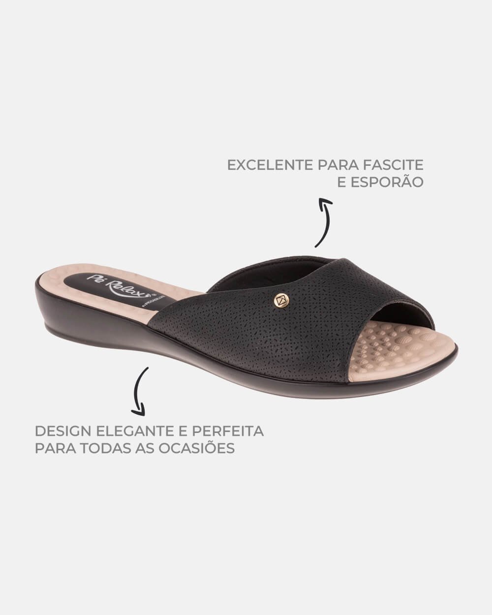 Sandália com tecnologia Wide Fit