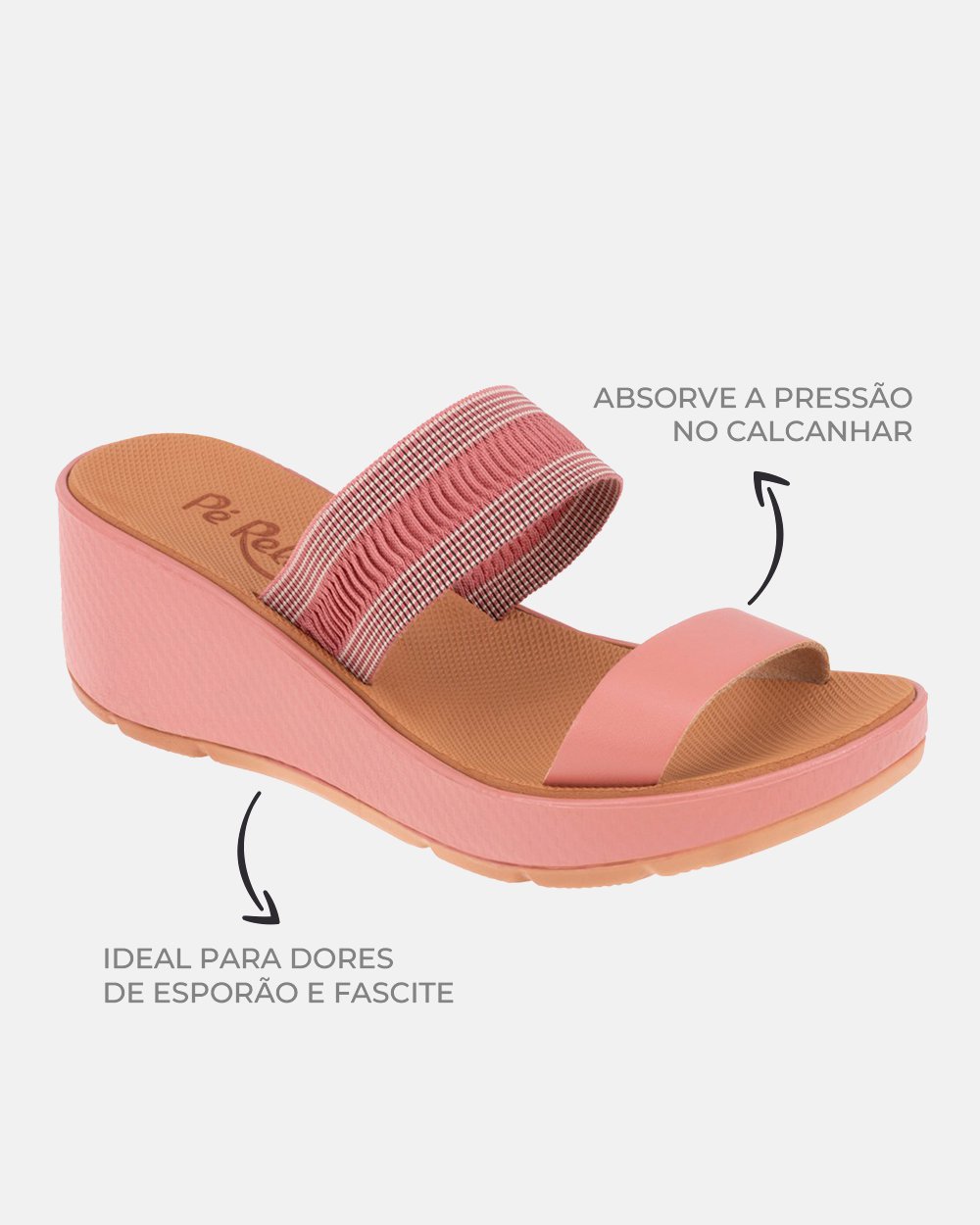 Sandália com tecnologia Wide Fit