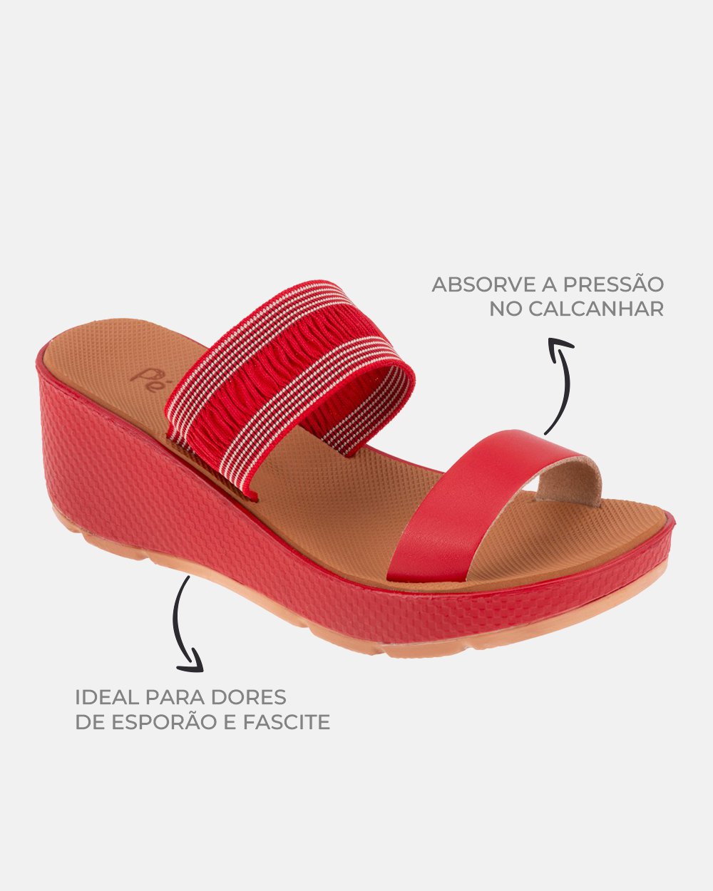 Sandália com tecnologia Wide Fit