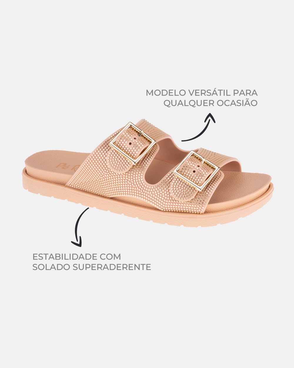 Sandália com tecnologia Wide Fit