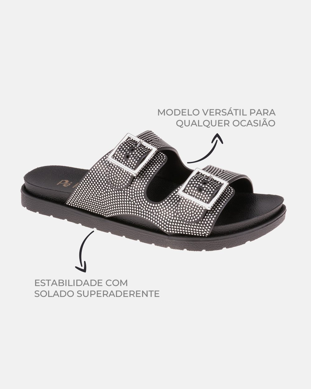 Sandália com tecnologia Wide Fit