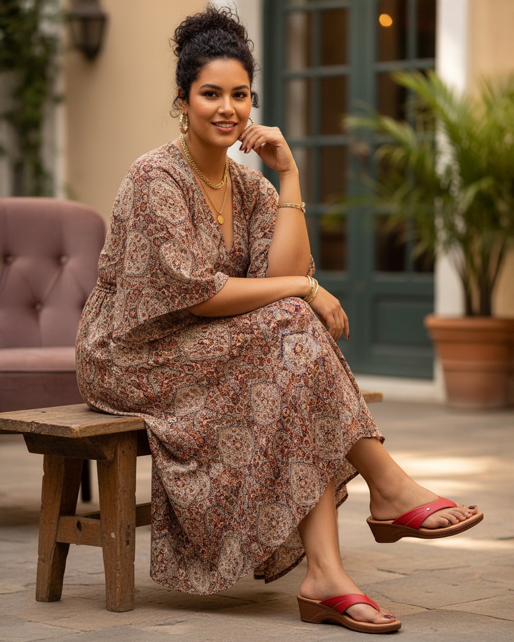 Detalhe do cabedal e palmilha