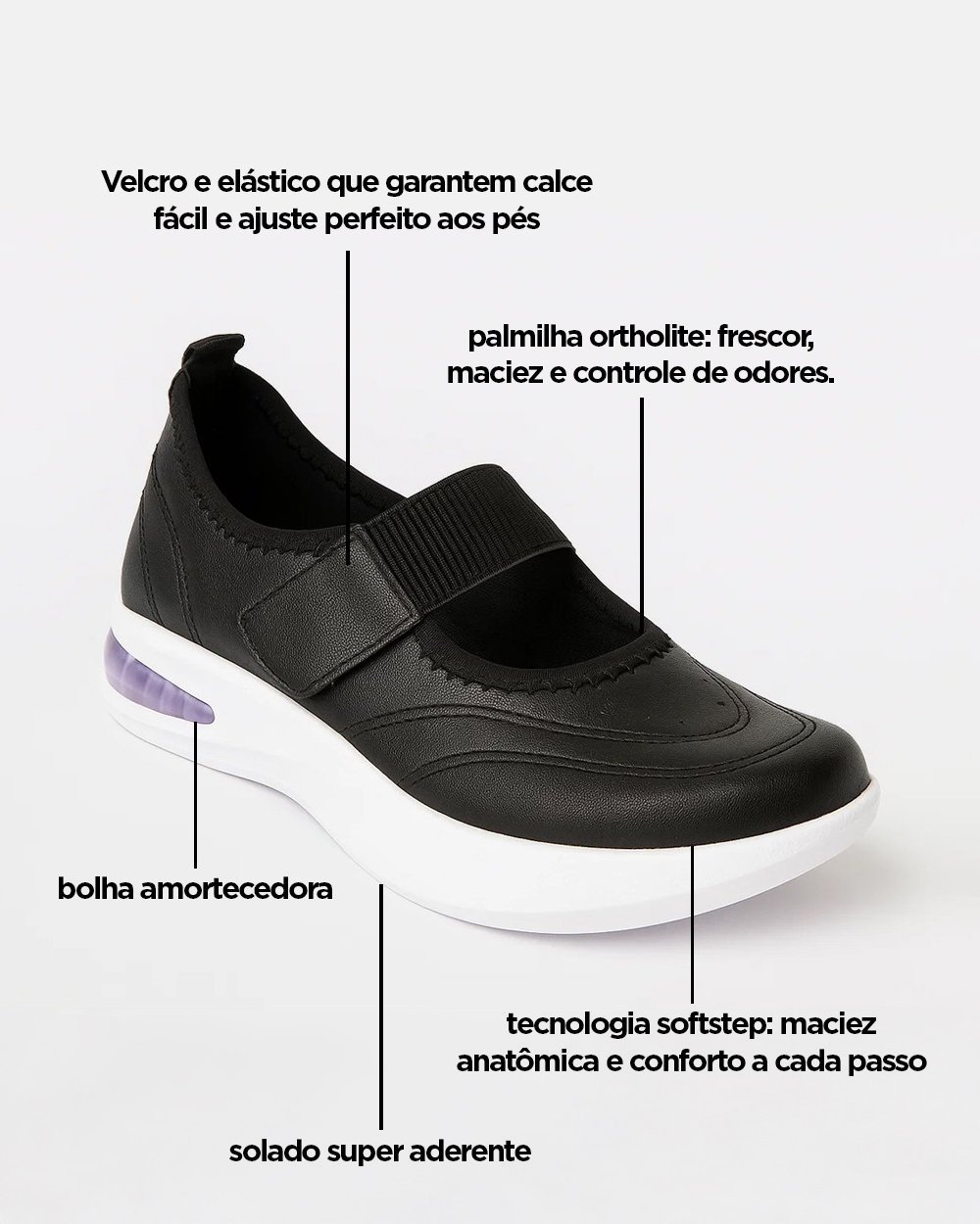 Tênis Boneca Crisântemo - Preto / Sola Preta?rel=0