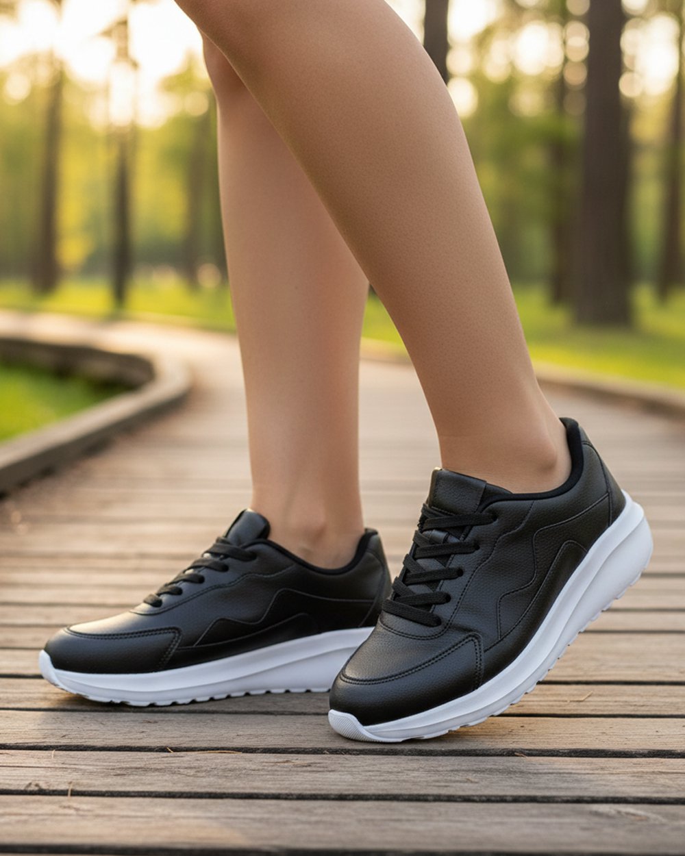 Tênis Boneca Crisântemo - Preto / Sola Preta