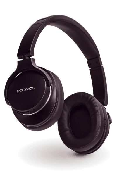 Fone de Ouvido Over-ear XH-1029 Polyvox preto com botão de controle de música, entrada auxiliar e carregamento via USB?rel=0