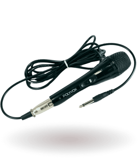 Microfone com fio XM-108 preto da Polyvox?rel=0