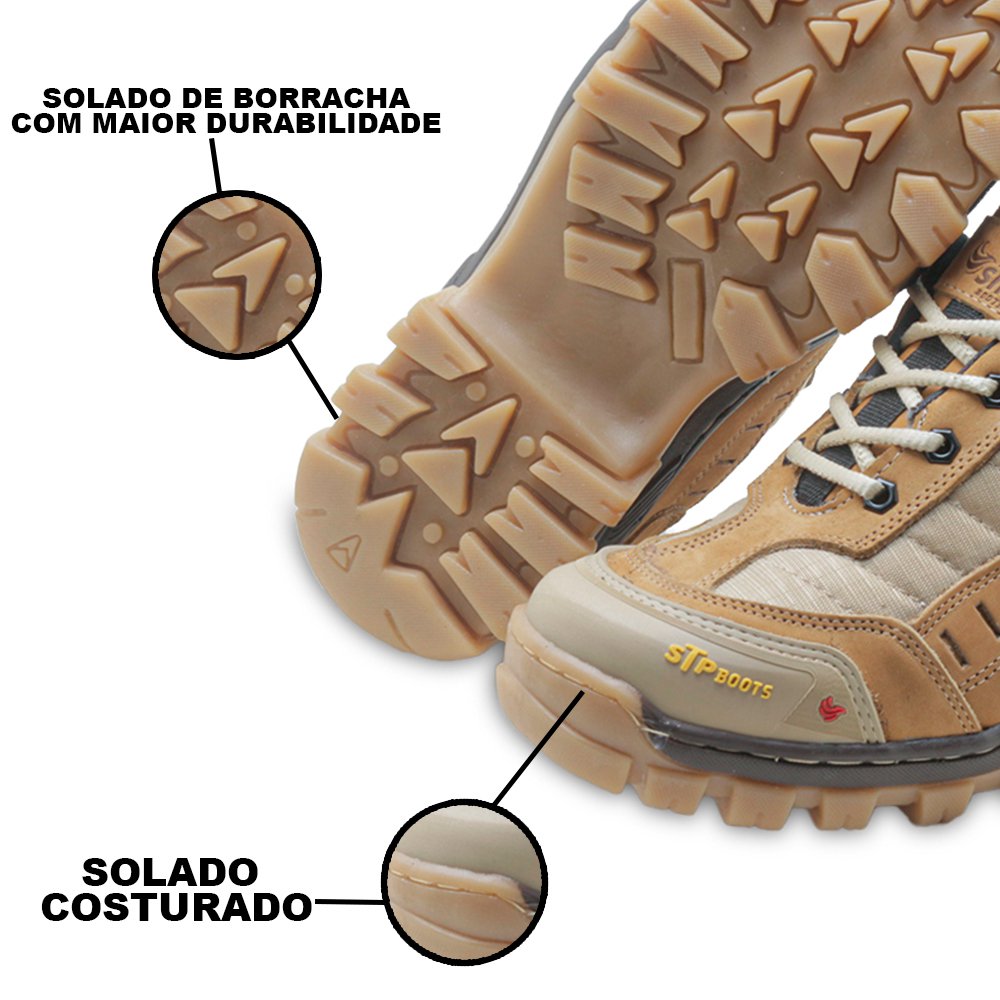 Tênis Adventure Masculina Stop Boots r40 Nylon Milho1869 | SAPATO