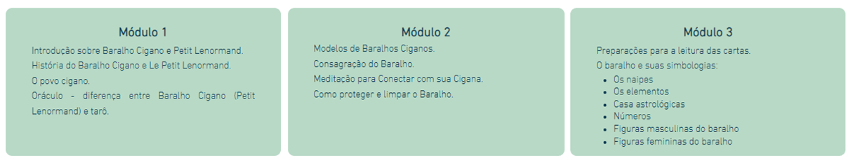 Curso FÁCIL de Baralho Cigano (módulo 1) GRÁTIS 