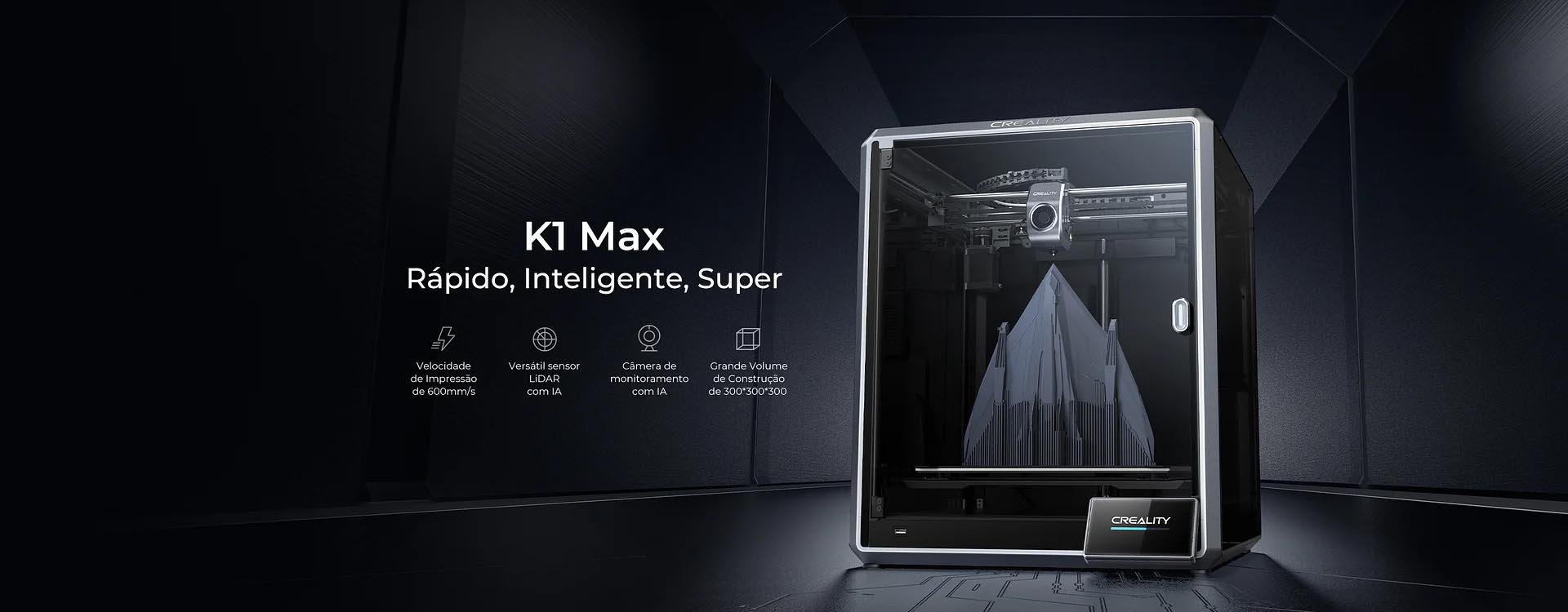 IMPRESSORA 3D CREALITY K1 MAX | TOPINK3D