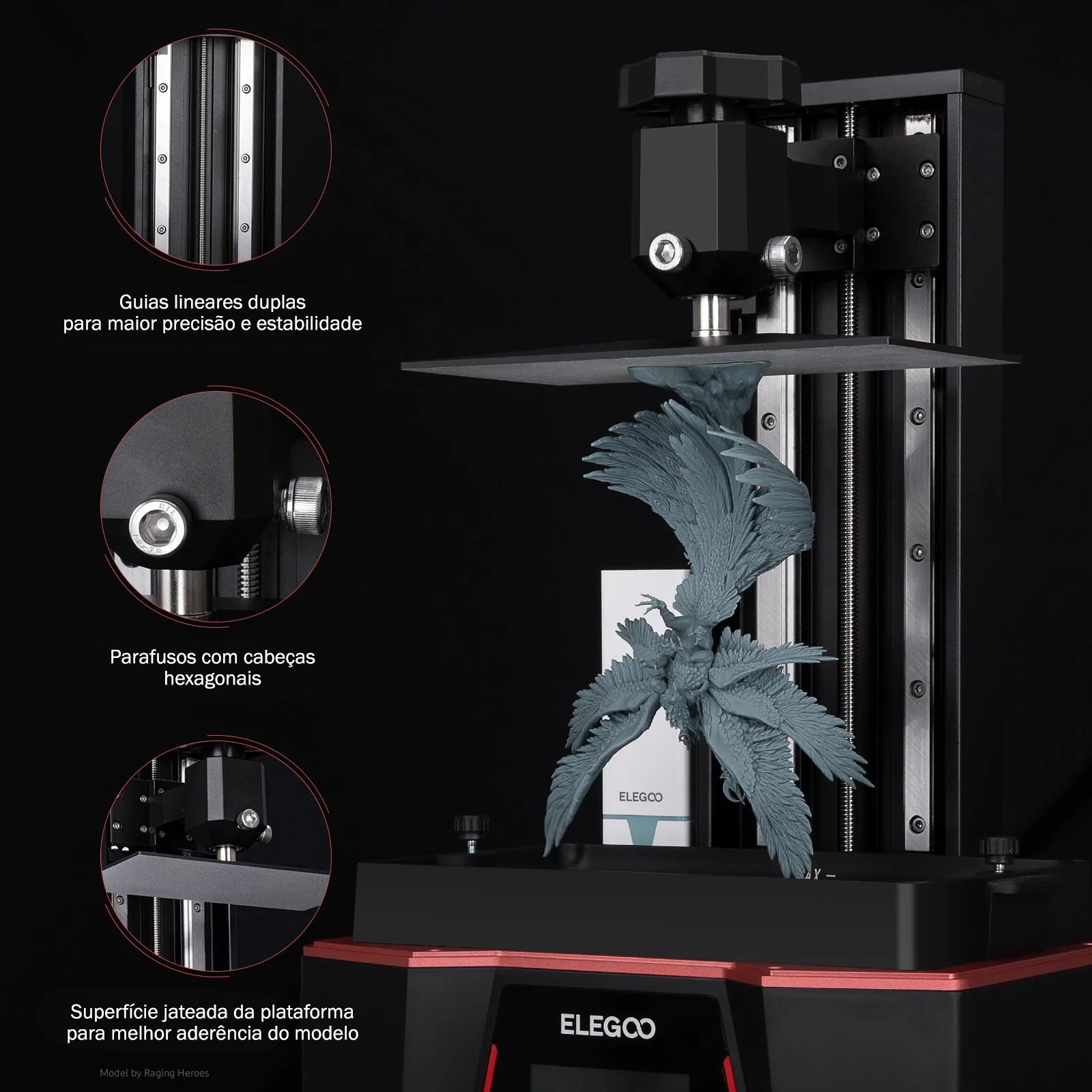 Impressora 3d elegoo saturn 2 8k topink3d