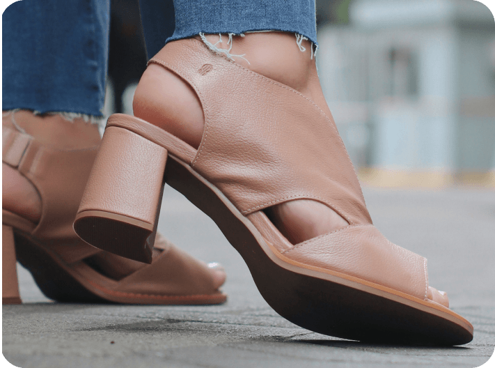 Sandália Peep Toe Veneza - Saltinho